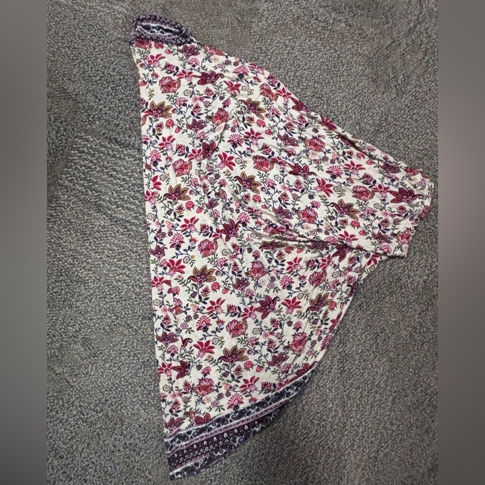 Charlotte Russe Floral Oversized Open Front Cocoon Cardi Kimono Size M Y2K